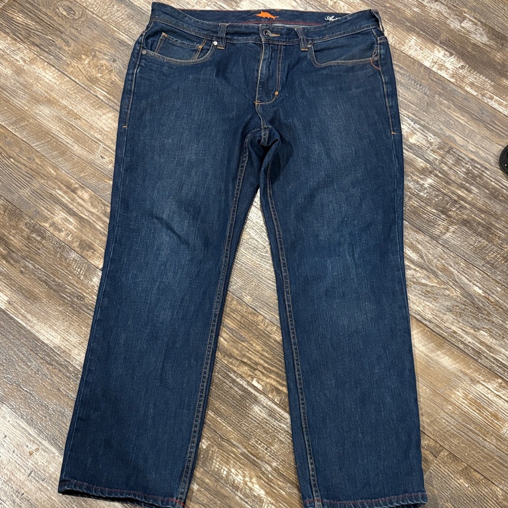 Tommy Bahama Dark Blue Straight Jeans